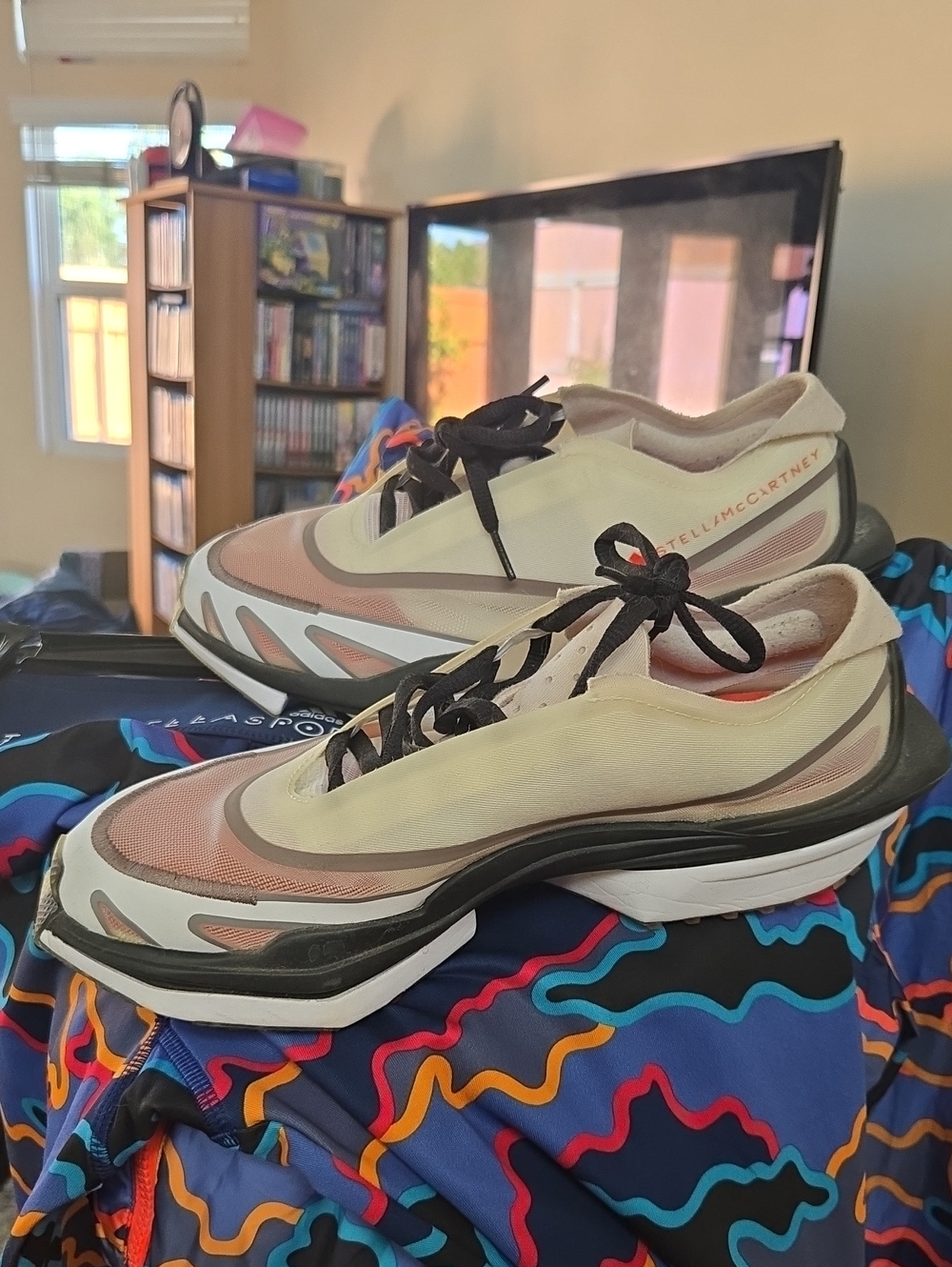 Stella McCartney Women’s Cream, Beige and Brown Athletic Sneakers